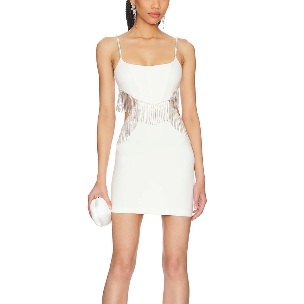 Adria Mini Dress in White